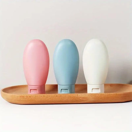 Elmist Essentials Travel Silicone Refillable Bottle Set