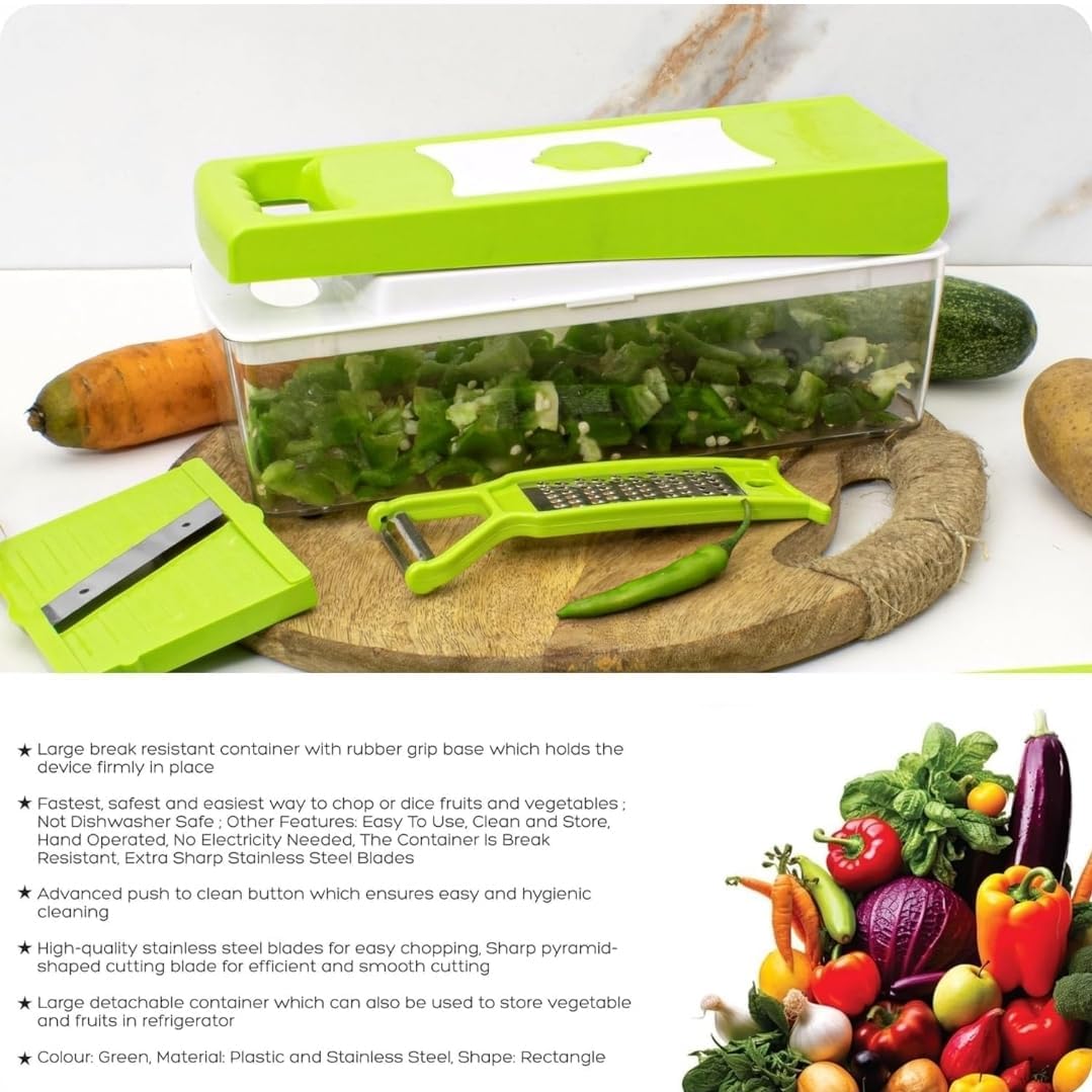 Elmist Essentials 13-in-1 Multifunction Vegetable Cutter & Food Prep System