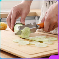 Elmist Essentials Stainless Steel Multifunction Peeler & Julienne Cutter