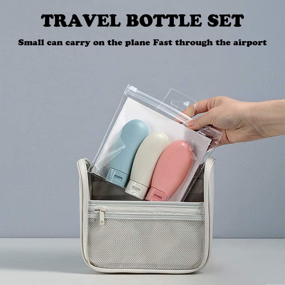 Elmist Essentials Travel Silicone Refillable Bottle Set
