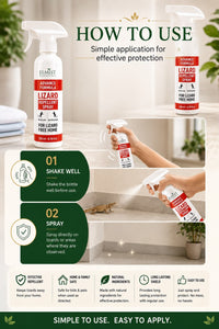 Elmist Essential Lizard Repellent Spray (Pack of 2)